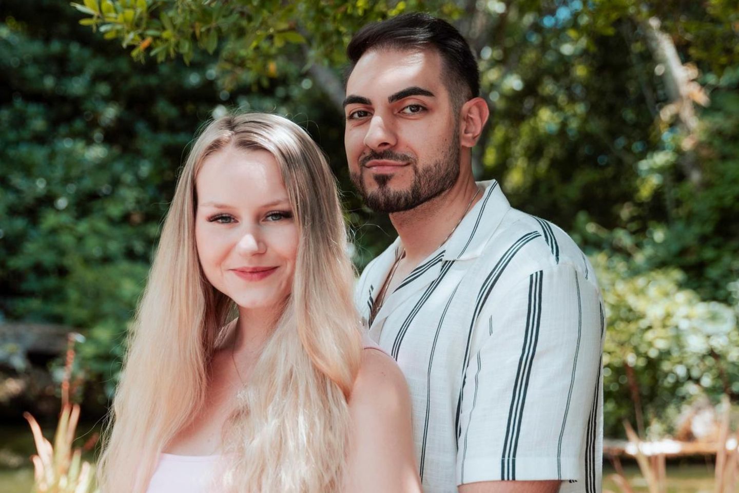 Sarah-Jane Wollny und Tinush Nasri vor ihrer Trennung 2024