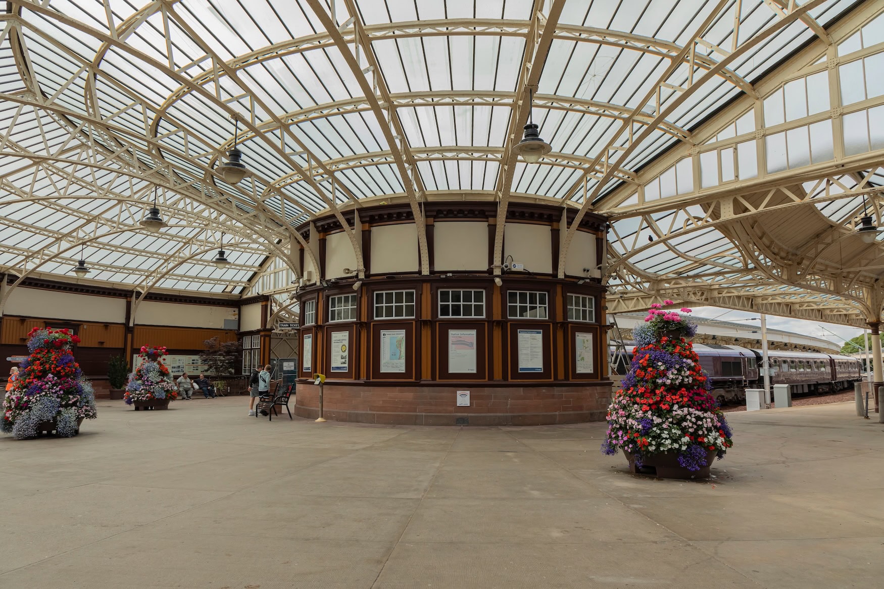 Die Wemyss Bay Station in Schottland. 