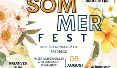 Die Bildungsstätte Bredbeck lädt zum Sommerfest am 8. August 2025 ein