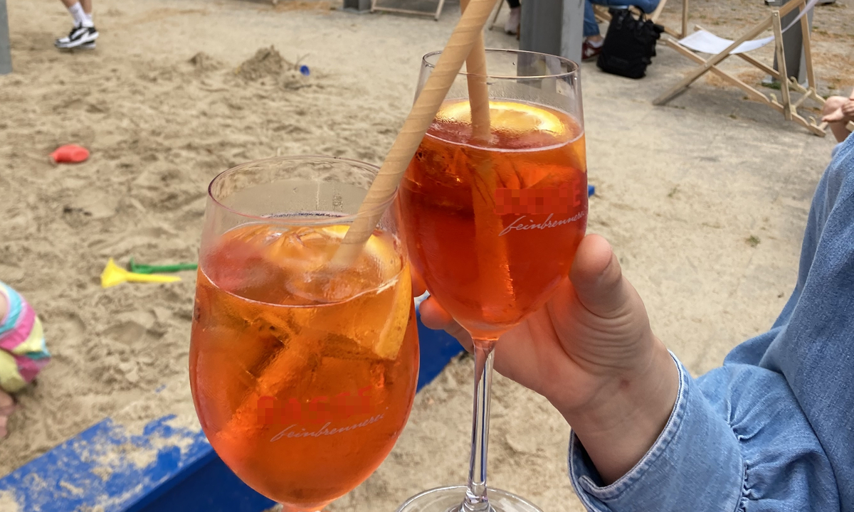 Sommersandkasten in Ostbevern auf dem Kirchplatz