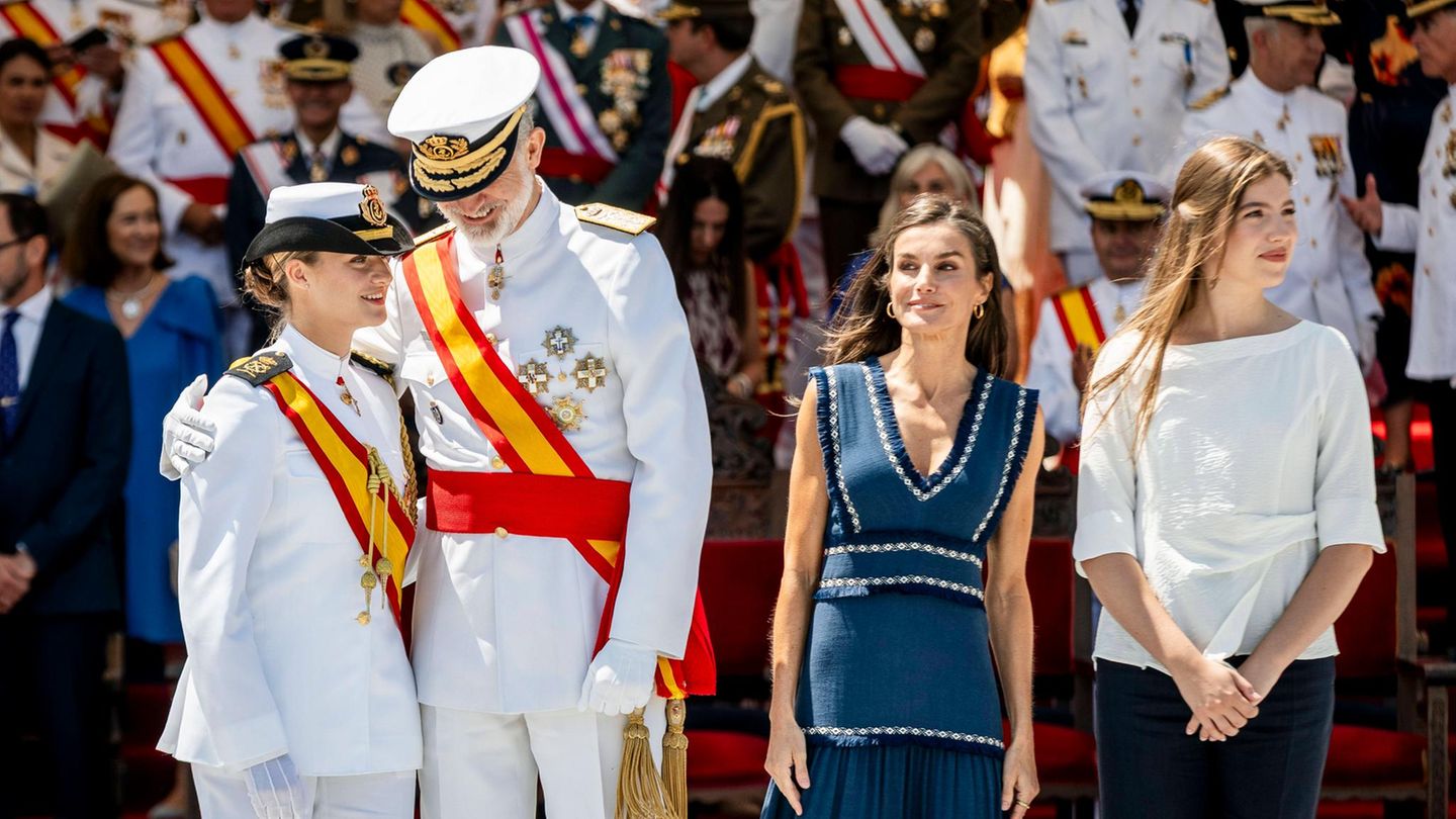 Spaniens Royals in Marín: Hier ist der Familienstyle mal wieder perfekt abgestimmt