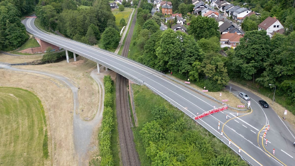 Marode Talbrücke im Odenwald soll gesprengt werden