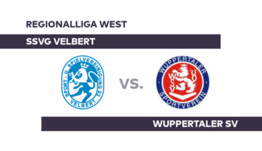 SSVg Velbert - Wuppertaler SV: Wuppertal hofft auf den ersten Saisonsieg - Regionalliga West