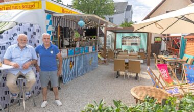 Zwei Italiener eröffnen Biergarten „Gigi‘s“ in Augsburg-Lechhausen