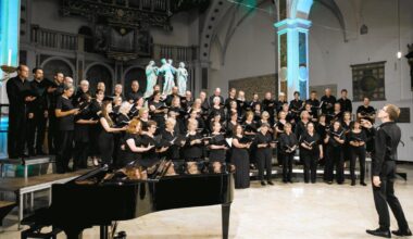 Bei der Augsburger Chornacht trat auch ein Gebärdenchor auf