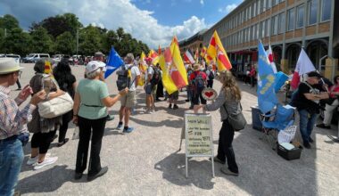 Baden-Württemberg: "Reichsbürger" und Gegenproteste in Karlsruhe: Das ist die aktuelle Lage