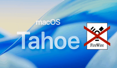 macOS 26 Tahoe: Apple scheint FireWire-Support zu kappen