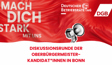 Diskussionsveranstaltung mit den OB Kandidat*innen in Bonn