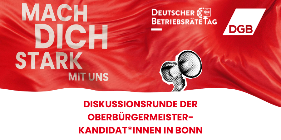 Diskussionsveranstaltung mit den OB Kandidat*innen in Bonn