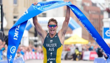 Weltserie: Triathlon in Hamburg: Hauser und Périault siegen