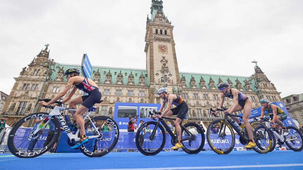 Triathlon-WM in Hamburg: Deutsche Mixed-Staffel will das Gold-Triple