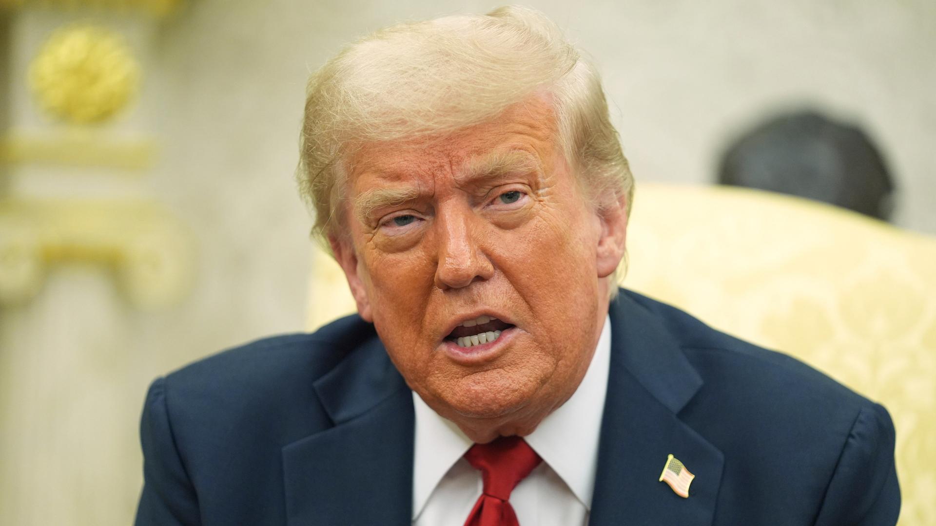 US-Präsident Donald Trump spricht in Washington