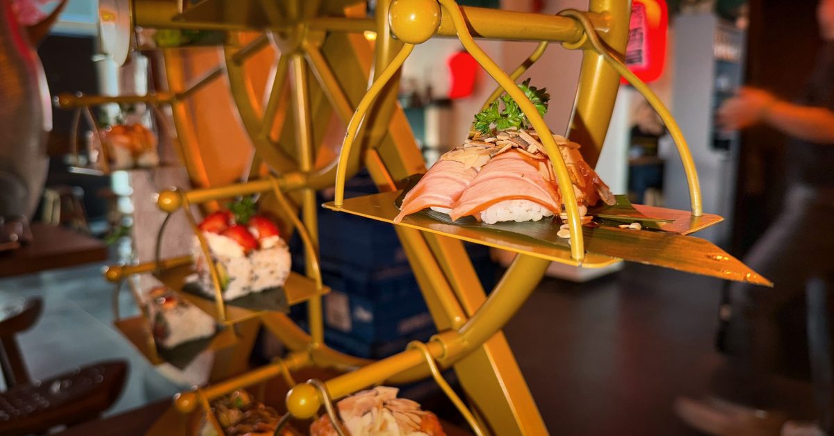 Japan-Restaurant serviert Sushi vom Riesenrad!