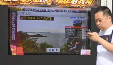 Tsunamiwelle erreicht Japan – Alarm in den USA