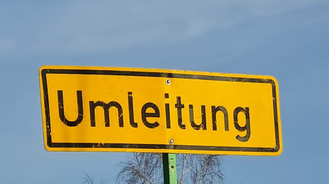 Umleitung Verkehr