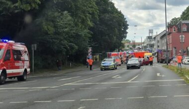 Schwerer Unfall in Essen sorgt für viel Stau
