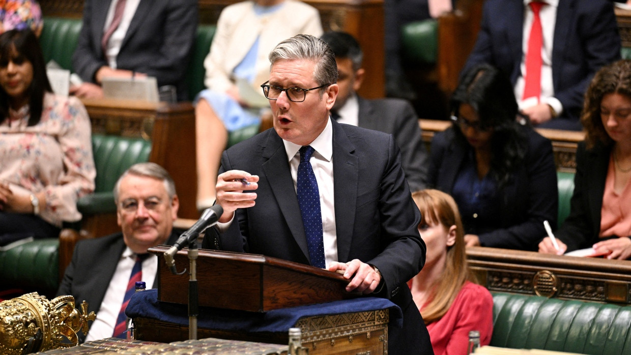 Unter Druck: Der britische Premierminister Keir Starmer