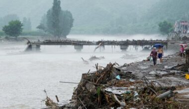 Mehr als 30 Tote bei Unwettern bei Peking