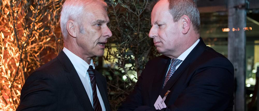 Jens Hanefeld (rechts) wird neuer deutscher Botschafter in den USA