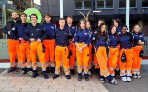 Gruppenfoto der Verkehrskadetten Dortmund 