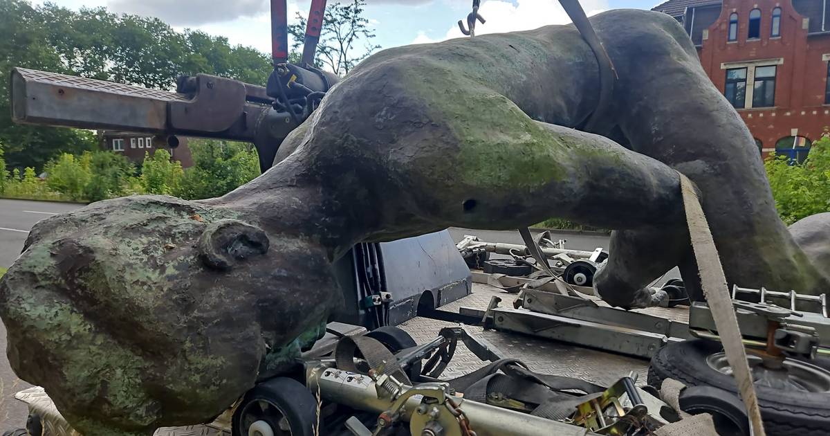 Krefeld: Wer hat die 2,60-Meter-Bronzeskulptur zersägt? - Westdeutsche Zeitung