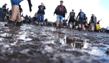 Wacken WOA 2025: Erster Schlamm in Wacken
