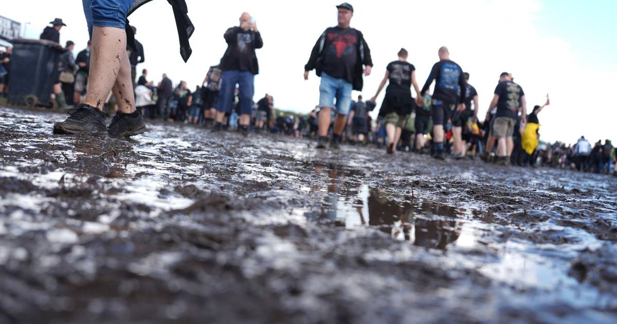 Wacken WOA 2025: Erster Schlamm in Wacken