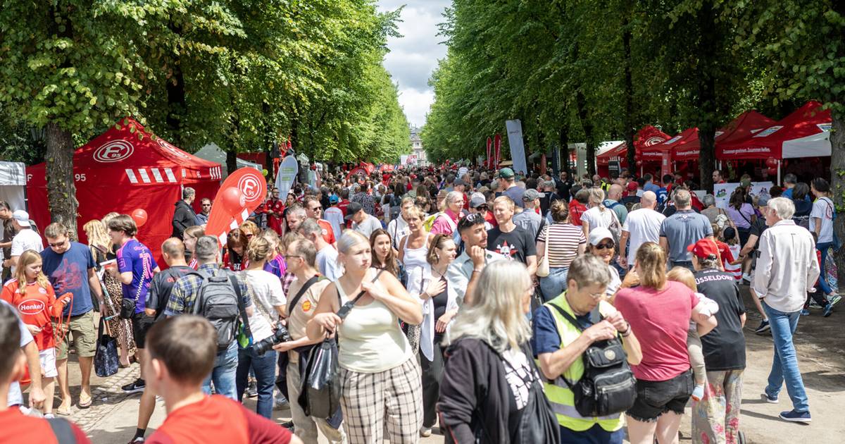 Hofgarten in Düsseldorf: Picknick, Konzert und Fußball
