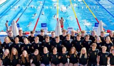 Larus Thiel vom SV Bayer Wuppertal schwimmt bei JEM bis ins Finale