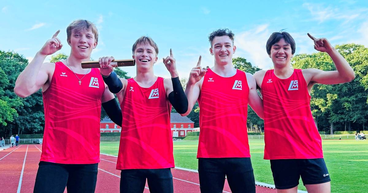 U20-Sprintstaffel der LG Mönchengladbach fährt zur DM