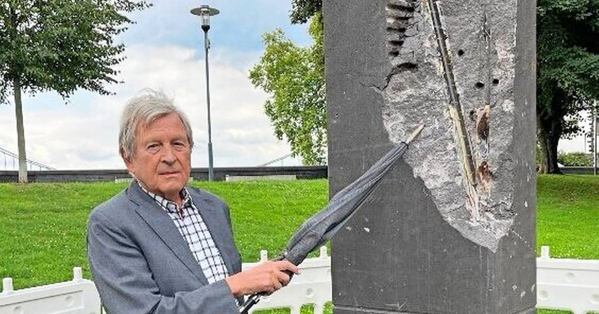 Einsturzgefahr? Stadt reißt Skulptur am Rhein ab