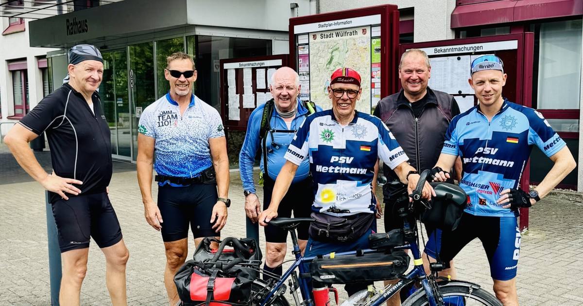 Frank Eigelshofen schließt Tour für Aktion Lichtblicke ab
