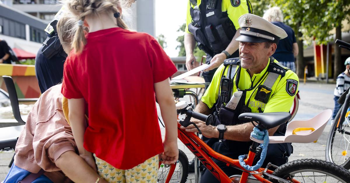 Ein Aufkleber aufs Rad als Diebstahlvorsorge