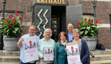 Bürgerinitiative gegen Hochhaus-Bauprojekt am Kennedydamm in Düsseldorf
