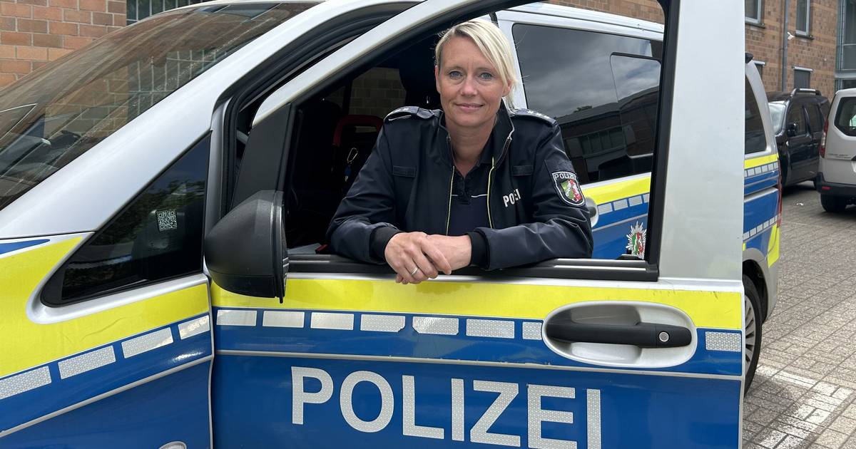 Michaela Titzkus ist Bezirksdienstbeamtin in Viersen