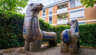 Besondere Pferdefiguren vom Heiderhof gibt es auch in Beuel