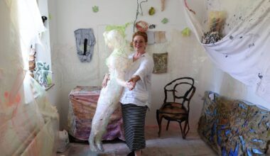 Ulrike Schröter aus Mönchengladbach stellt ihre Kunst im E71 aus