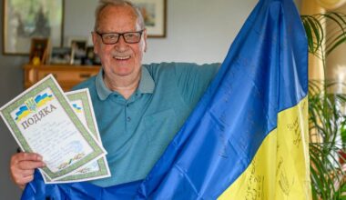 Besonderes Geschenk für Wankumer Ukraine-Helfer mit der Post