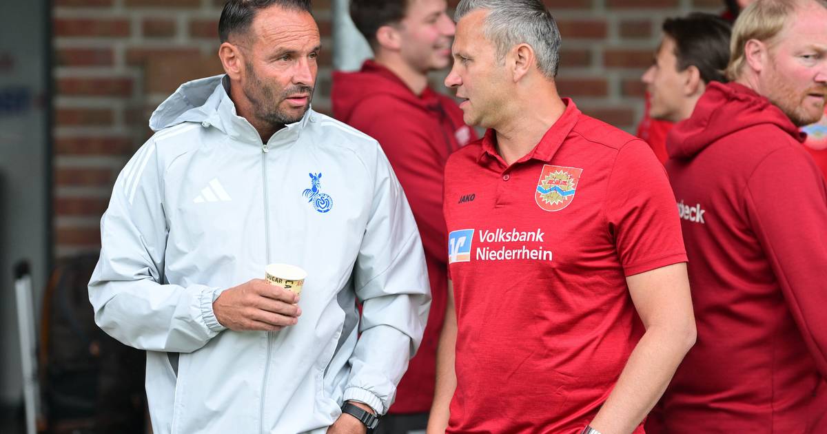 Coach Hirsch und Sonsbeck-Trainer Losing verbindet mehr als Fußball