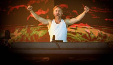 Konzert mit DJ David Guetta in der Düsseldorfer Merkur-Spiel-Arena