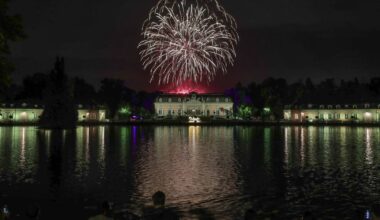 So war das Lichterfest Schloss Benrath mit Feuerwerk