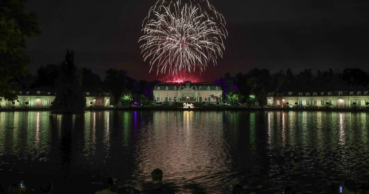 So war das Lichterfest Schloss Benrath mit Feuerwerk