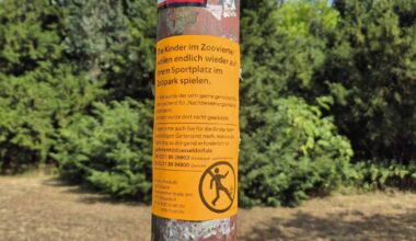 Wie lange der Sportplatz im Zoopark noch geschlossen bleibt 