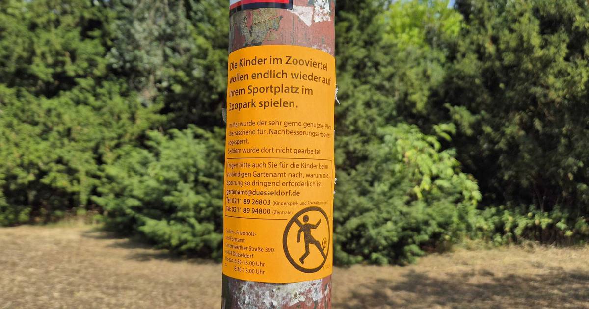 Wie lange der Sportplatz im Zoopark noch geschlossen bleibt 