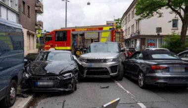 Größerer Verkehrsunfall in Wuppertal
