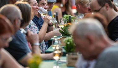 Weinfest und Yoga mit Lamas