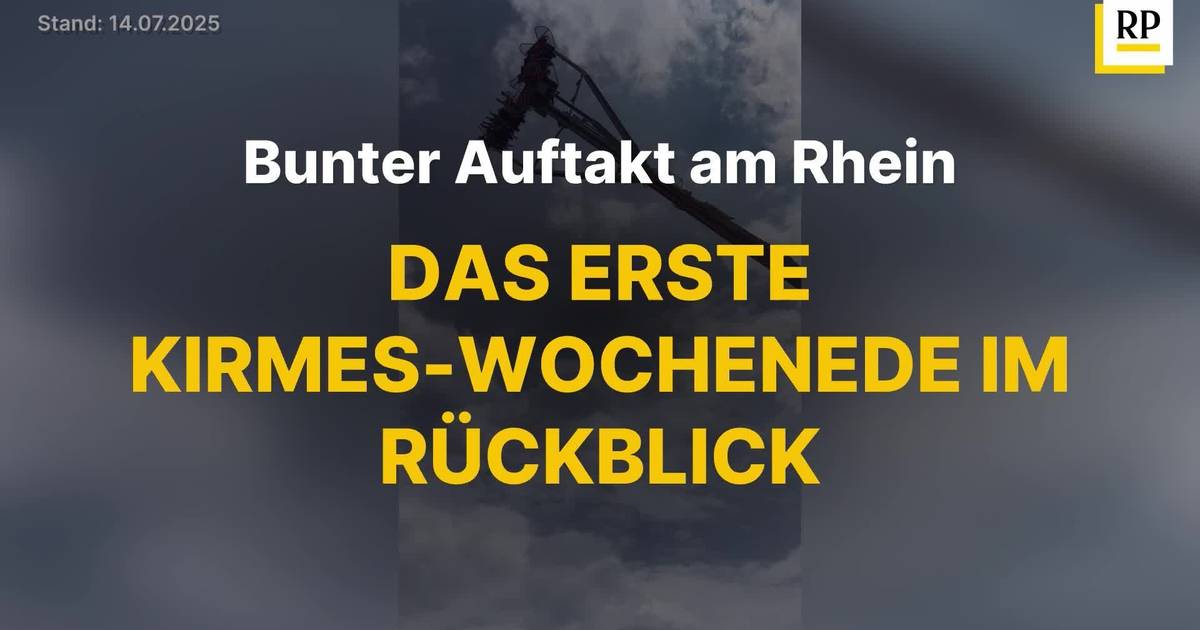 Das erste Rheinkirmes-Wochenende in Düsseldorf im Rückblick