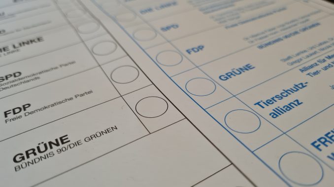 Wahlzettel Stimmzettel Wahlen