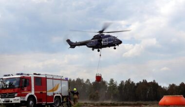 Innenminister René Wilke gegen Löschflugzeuge