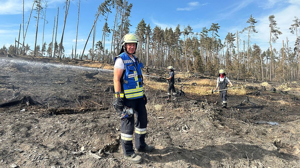 Waldbrand: Lage auf der Saalfelder Höhe hat sich entspannt